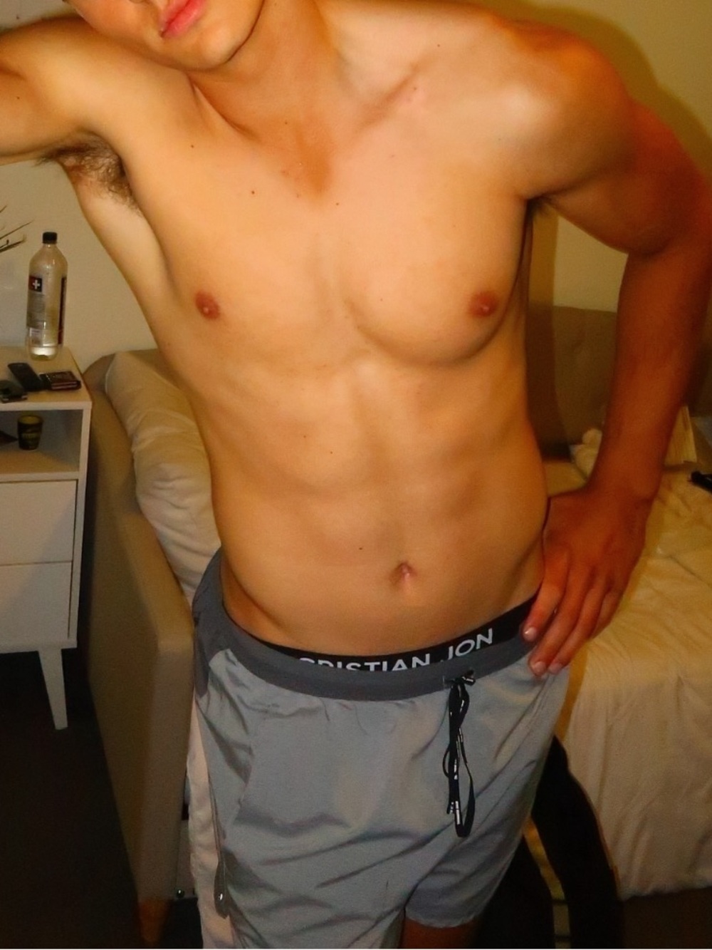 NIKE DQ1569 Men Grey Athletic Lined Running Shorts BUILT IN UNDERWEAR BRIEFS GYM